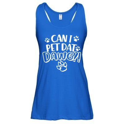 Can I Pet Dat Dawg Ladies Essential Flowy Tank