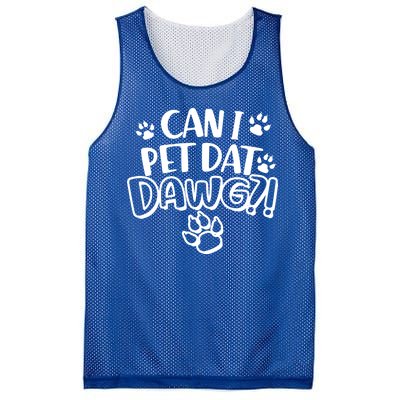 Can I Pet Dat Dawg Mesh Reversible Basketball Jersey Tank