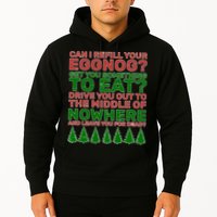 Can I Refill Your Eggnog Funny Christmas Hoodie