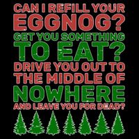 Can I Refill Your Eggnog Funny Christmas Hoodie