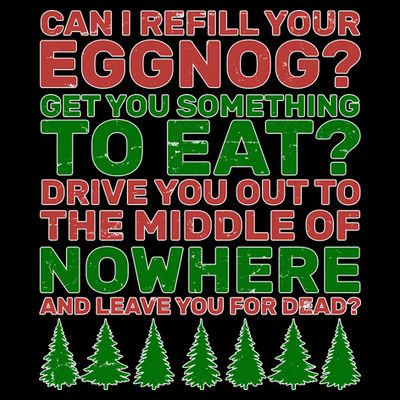 Can I Refill Your Eggnog Funny Christmas T-Shirt