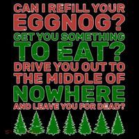 Can I Refill Your Eggnog Funny Christmas T-Shirt