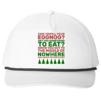 Can I Refill Your Eggnog Funny Christmas Snapback Five-Panel Rope Hat