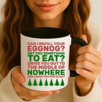 Can I Refill Your Eggnog Funny Christmas Mug