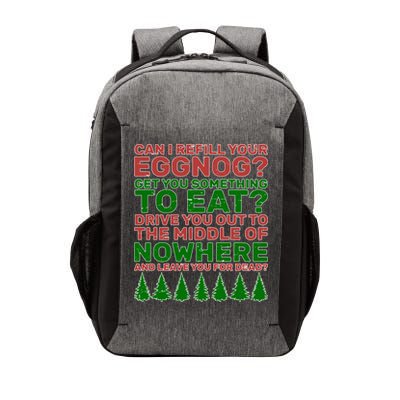 Can I Refill Your Eggnog Funny Christmas Vector Backpack