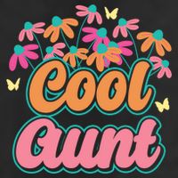 Cool Aunt Niece Nephew Auntie Nephews Gift 7 Panel Mesh Trucker Snapback Hat
