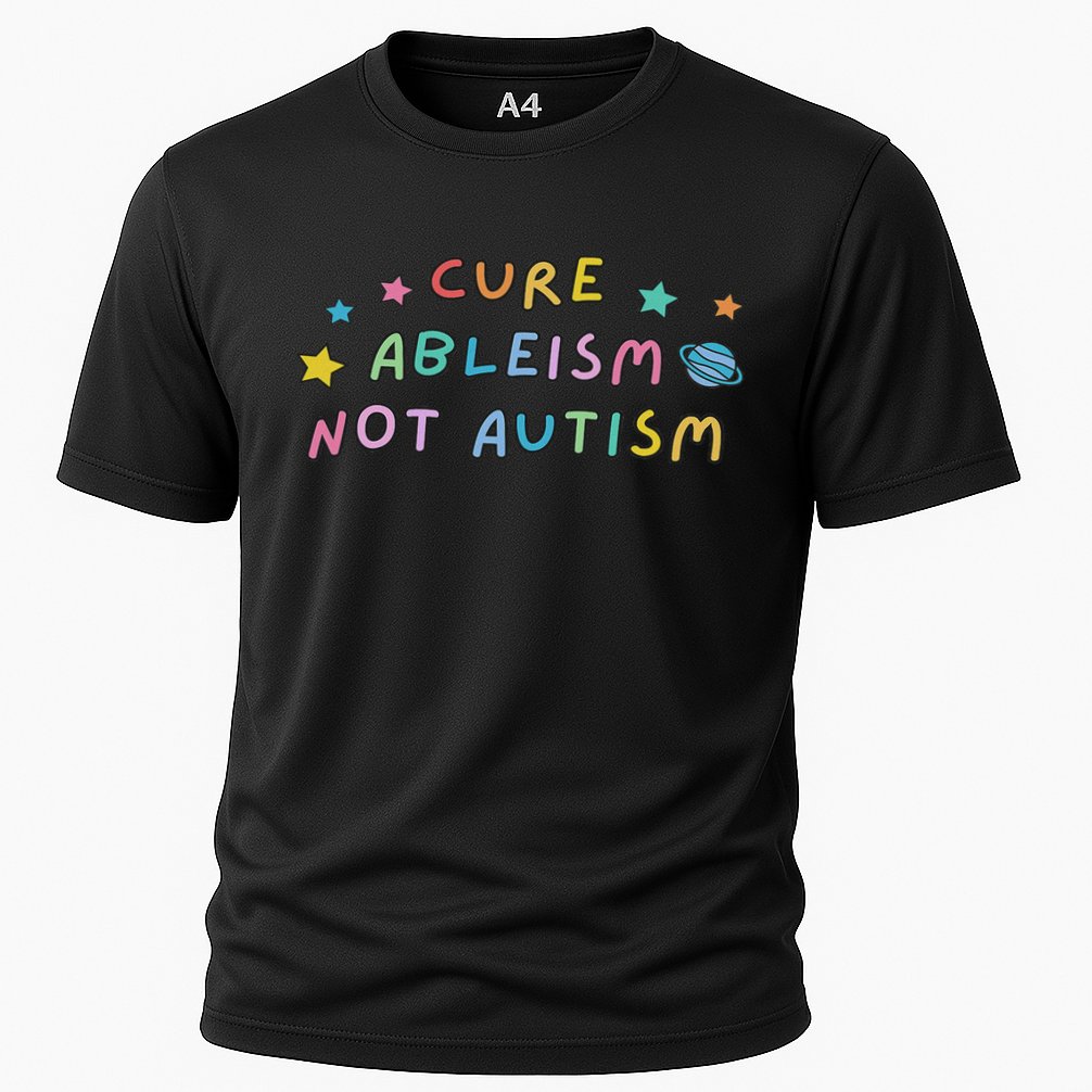 Cure Ableism Not Autism Autism Awareness Cute Cooling Performance Crew T-Shirt