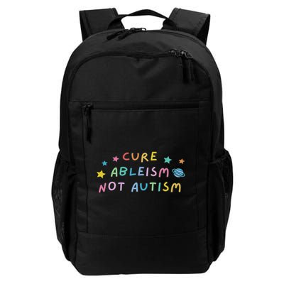 Cure Ableism Not Autism Autism Awareness Cute Backpack