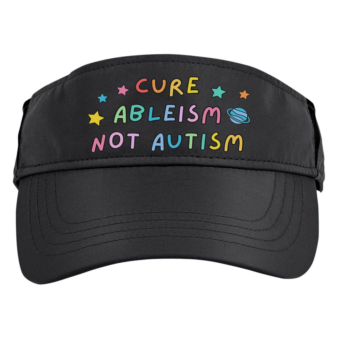 Cure Ableism Not Autism Autism Awareness Cute Adult Drive Performance Visor