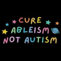 Cure Ableism Not Autism Autism Awareness Cute 16 in Basic Backpack