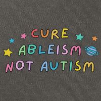 Cure Ableism Not Autism Autism Awareness Cute Cotton Canvas Backpack