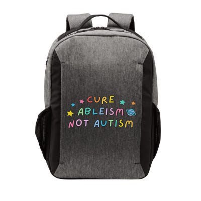 Cure Ableism Not Autism Autism Awareness Cute Vector Backpack