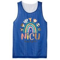 Cute Animals Nicu Nurse Rainbow Cute Gift Mesh Reversible Basketball Jersey Tank