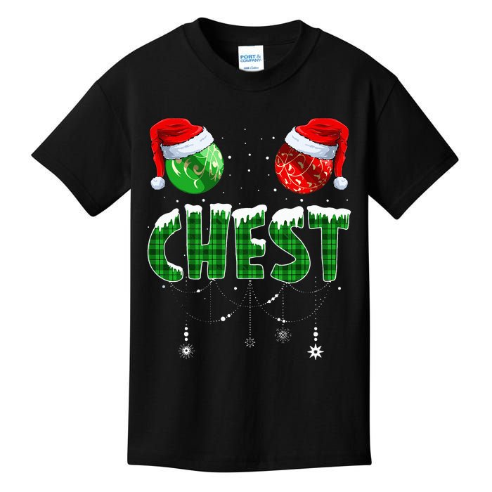 Chest And Nuts Christmas Matching Couple Chestnuts Funny  Kids T-Shirt