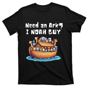 Cartoon Animal Need An Ark I Noah Guy Christian Funny Gifts T-Shirt