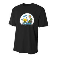 Climate Action Now Graphic Youth Performance Sprint T-Shirt