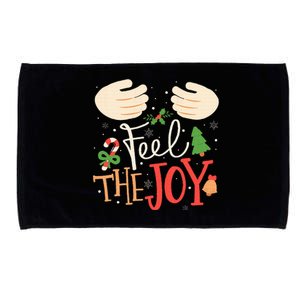 Chest And Nuts Christmas His And Her Matching Couples Microfiber Hand Towel