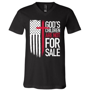 Children Are Not For Sale Protect Our Children V-Neck T-Shirt