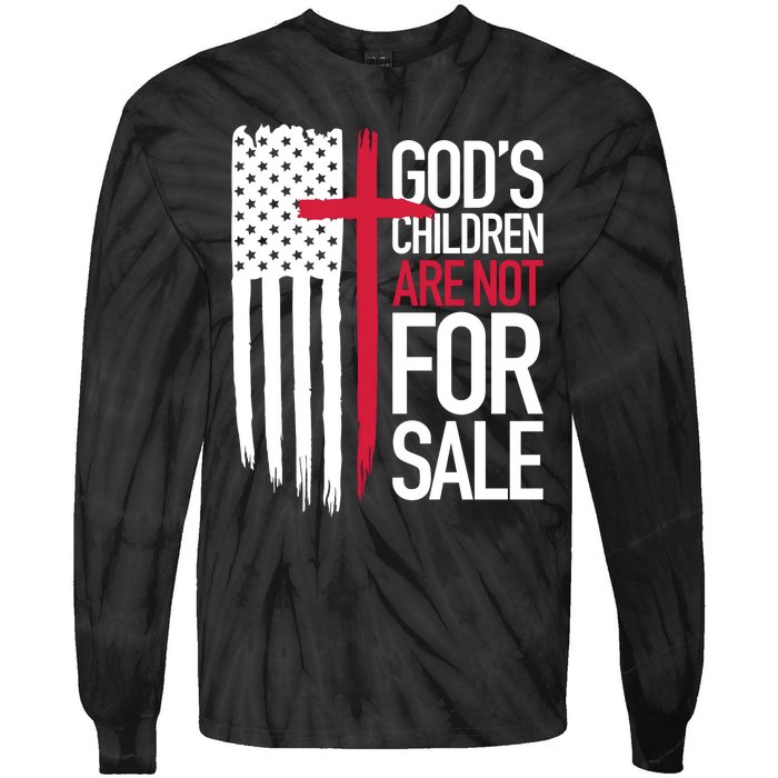 Children Are Not For Sale Protect Our Children Tie-Dye Long Sleeve Shirt