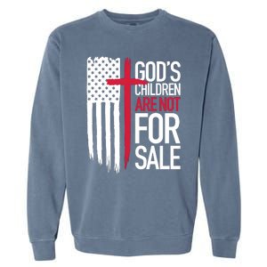 Children Are Not For Sale Protect Our Children Garment-Dyed Sweatshirt