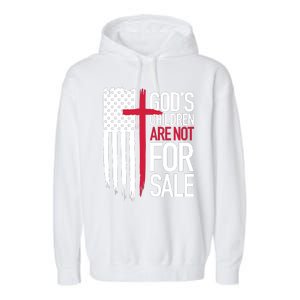 Children Are Not For Sale Protect Our Children Garment-Dyed Fleece Hoodie