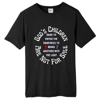 Children Are Not For Sale Protect Our Children Dare To Enter The Darkness Tall Fusion ChromaSoft Performance T-Shirt