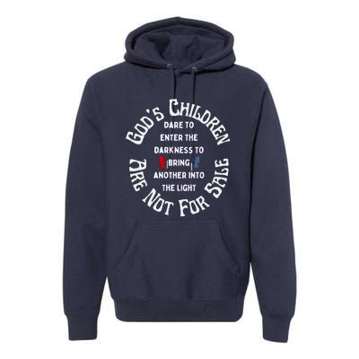 Children Are Not For Sale Protect Our Children Dare To Enter The Darkness Premium Hoodie