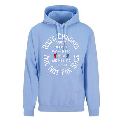 Children Are Not For Sale Protect Our Children Dare To Enter The Darkness Unisex Surf Hoodie