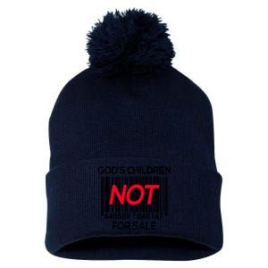 Children Are Not For Sale Protect Our Children Pom Pom 12in Knit Beanie