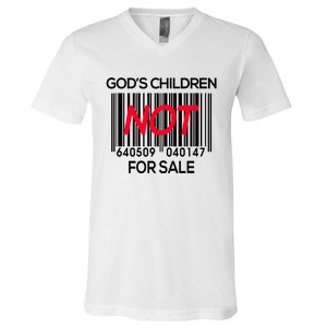 Children Are Not For Sale Protect Our Children V-Neck T-Shirt