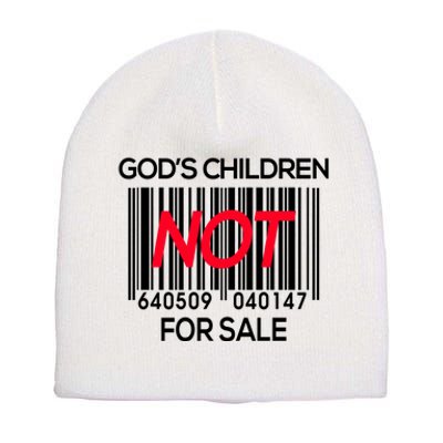 Children Are Not For Sale Protect Our Children Short Acrylic Beanie