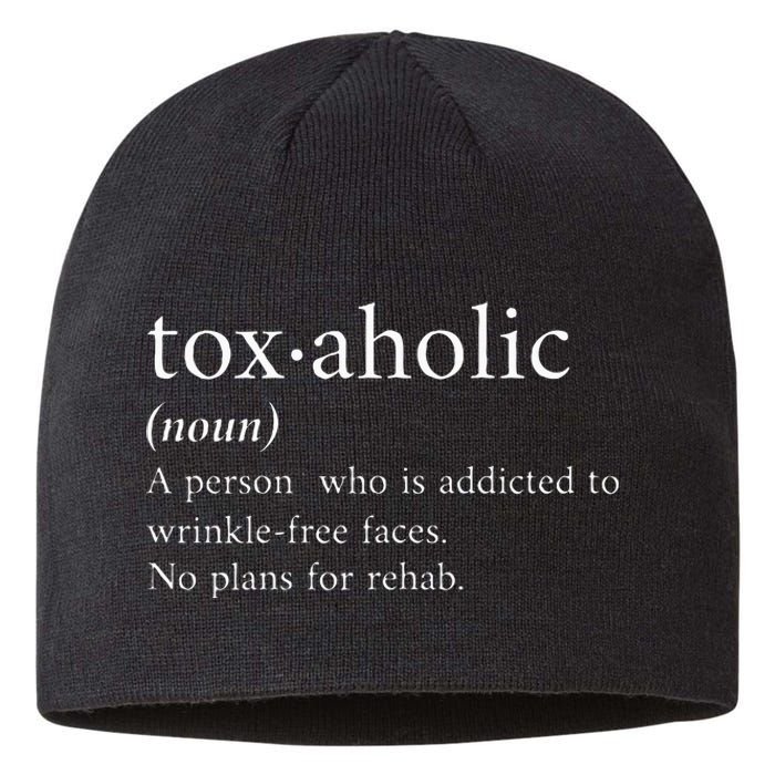 Cute Aesthetic Nurse Botox Cosmetic Rn Toxaholic Definition Sustainable Beanie