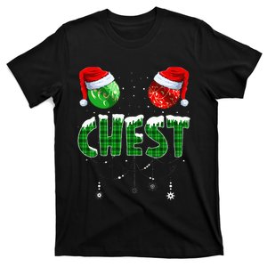 Chest And Nuts Christmas Matching Couple Funny  T-Shirt