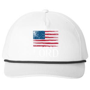 Christian American Nation Usa Flag Bible Patriotic Prayer Gift Snapback Five-Panel Rope Hat