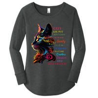 Cats Are Not Just Cats They Are Sanity They Are Happiness Women's Perfect Tri Tunic Long Sleeve Shirt