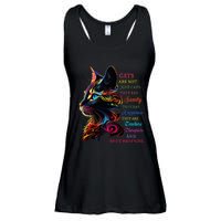 Cats Are Not Just Cats They Are Sanity They Are Happiness Ladies Essential Flowy Tank