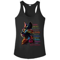 Cats Are Not Just Cats They Are Sanity They Are Happiness Ladies PosiCharge Competitor Racerback Tank