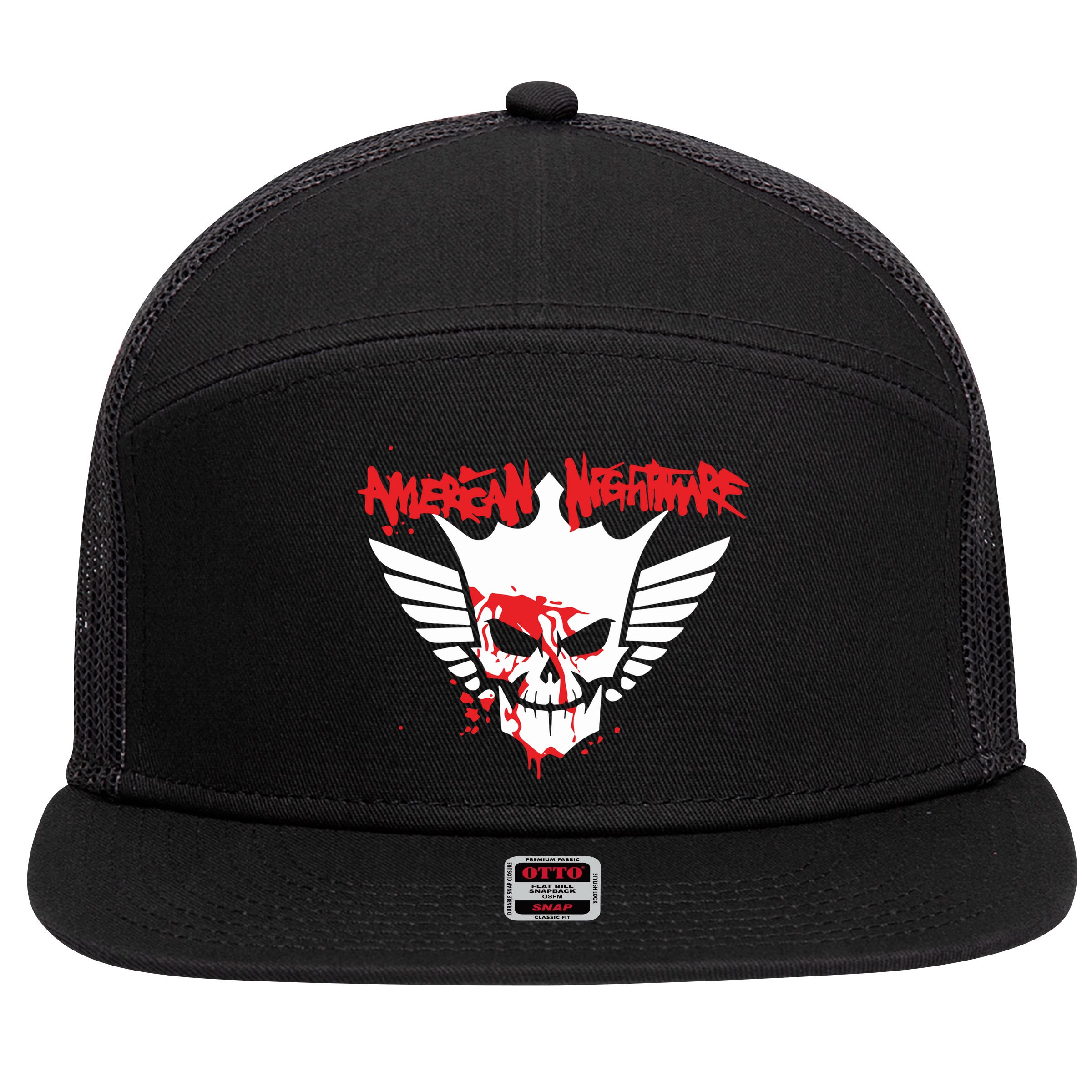 Cody American Nightmare Bloody 7 Panel Mesh Trucker Snapback Hat