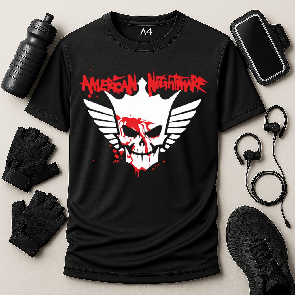 Cody American Nightmare Bloody Cooling Performance Crew T-Shirt