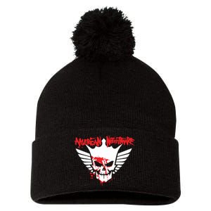 Cody American Nightmare Bloody Pom Pom 12in Knit Beanie