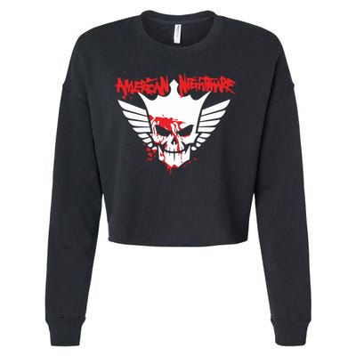 Cody American Nightmare Bloody Cropped Pullover Crew