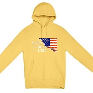 Christian American Nation Us Flag Holy Bible Verse Prayer Great Gift Premium Pullover Hoodie