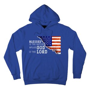 Christian American Nation Us Flag Holy Bible Verse Prayer Great Gift Hoodie