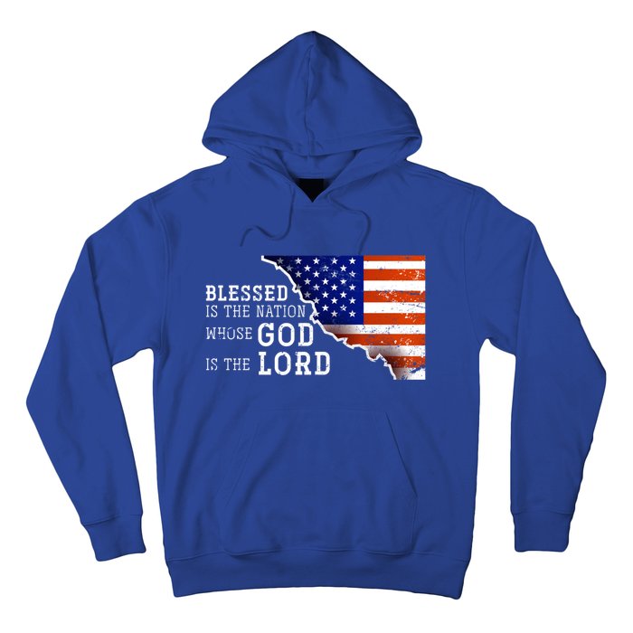 Christian American Nation Us Flag Holy Bible Verse Prayer Great Gift Hoodie