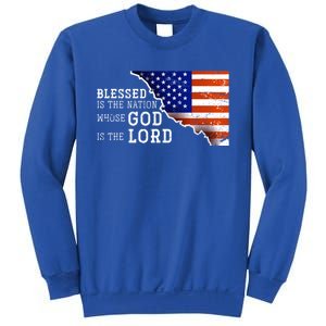 Christian American Nation Us Flag Holy Bible Verse Prayer Great Gift Sweatshirt