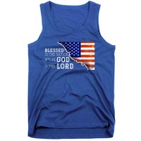 Christian American Nation Us Flag Holy Bible Verse Prayer Great Gift Tank Top