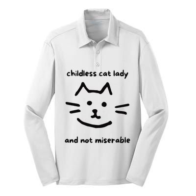 Childless And Not Miserable Madam President Silk Touch Performance Long Sleeve Polo