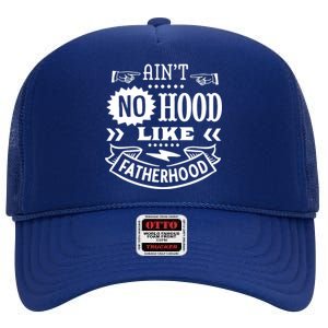 Cool Aint No Hood Like Father Hood High Crown Mesh Back Trucker Hat