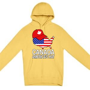 Canada America's Hat Premium Pullover Hoodie