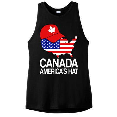 Canada America's Hat Ladies PosiCharge Tri-Blend Wicking Tank